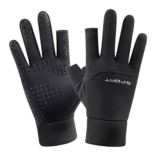 Winter Fishing Gloves Universal Keep Warm Fishing Protection Waterproof Anti-slip Gloves