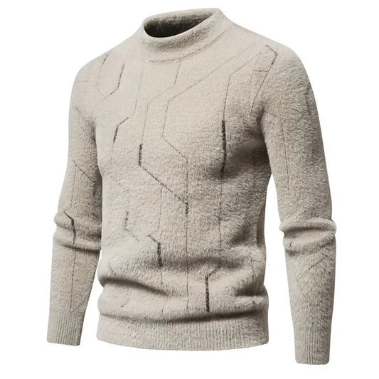 Mink Sweater Matching Fashion Knit Sweater