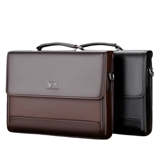 Leather Executives Briefcases For Men Designer Business Tote Bag