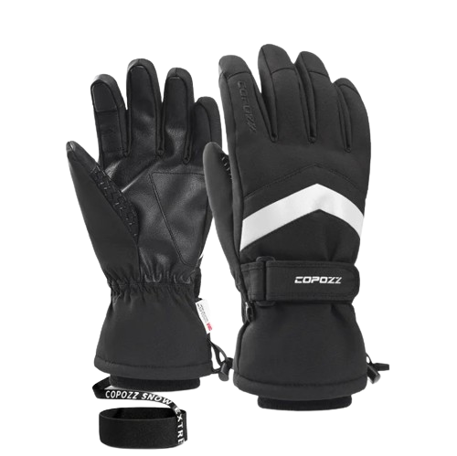 Winter Ski Gloves Men Waterproof Warm Snowmobile Gloves