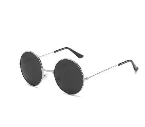 Black Glasses Steampunk Round Frame Eyewear Sunglasses