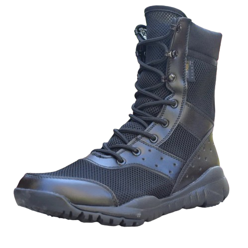 Light Men Combat Ankle Military Army Boots Waterproof Lace Up Tactical Boot Fashion Mesh Motorcycle Boots Men's Work Shoes