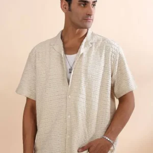 Crochet Shirt for Men 100% Regular Fit <br> made up of Premium Threads