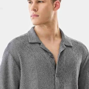 Crochet Shirt for Men 100% Regular Fit <br> made up of Premium Threads