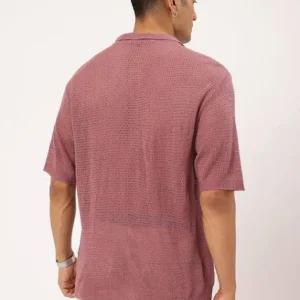 Crochet Shirt for Men 100% Regular Fit <br> made up of Premium Threads