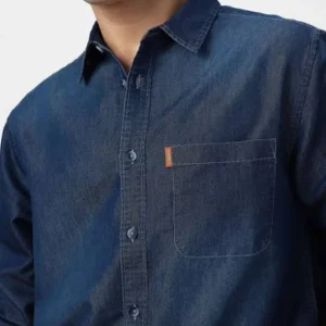 Denim Shirt for Men 100% Cotton Fabric <br> made up of Premium Threads