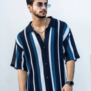 Crochet Shirt for Men 100% Regular Fit <br> made up of Premium Threads