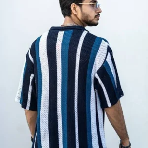 Crochet Shirt for Men 100% Regular Fit <br> made up of Premium Threads