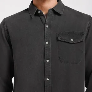 Denim Shirt for Men 100% Cotton Fabric <br> made up of Premium Threads
