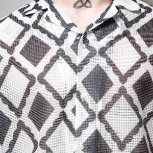Crochet Shirt for Men 100% Regular Fit <br> made up of Premium Threads
