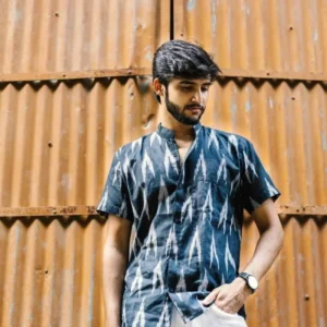 Ikat Shirt for Men 100% Regular Fit <br> made up of Premium Threads