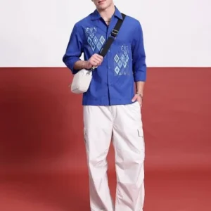 Ikat Shirt for Men 100% Regular Fit <br> made up of Premium Threads