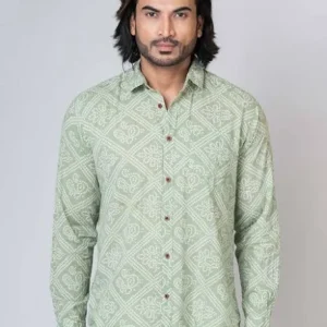 Ikat Shirt for Men 100% Regular Fit <br> made up of Premium Threads