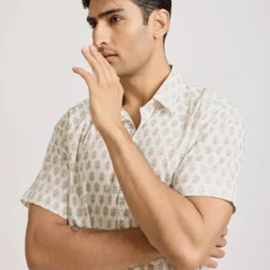 Ikat Shirt for Men 100% Regular Fit <br> made up of Premium Threads