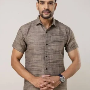 Khadi Shirt for Men Cotton Blend <br> Stylish Shirts 2025
