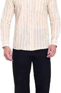 Khadi Shirt for Men Striped Cotton Blend <br> Stylish & Trendy Shirts 2025