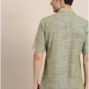 Khadi Shirt for Men Striped Cotton Blend <br> Stylish & Comfortable