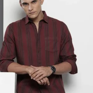 Maroon Shirt for Men Cotton Blend<br> Trending & Stylish 2025