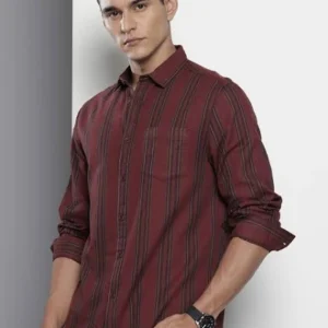 Maroon Shirt for Men Cotton Blend<br> Trending & Stylish 2025