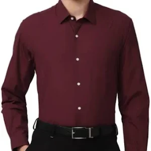 Maroon Shirt for Men Cotton Blend<br> Trending & Stylish 2025