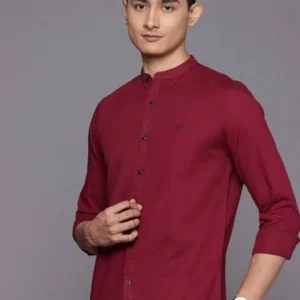 Maroon Shirt for Men Cotton Blend<br> Trending & Stylish