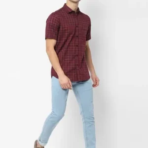Maroon Shirt for Men Cotton Blend<br> Trending & Stylish 2025