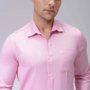 Pink Shirt for Men 100%Cotton<br> Trending & Stylish