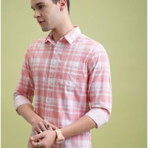Pink Shirt for Men 100%Cotton<br> Trending & Stylish