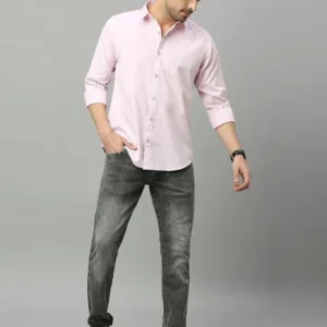 Pink Shirt for Men 100%Cotton<br> Trending & Stylish