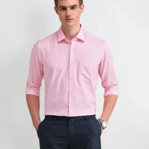 Pink Shirt for Men 100%Cotton<br> Trending & Stylish