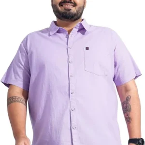 Purple Shirt for Men 100%Cotton Blend <br> Trending, Classic & Stylish 2025
