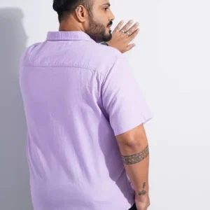 Purple Shirt for Men 100%Cotton Blend <br> Trending, Classic & Stylish 2025