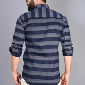 Striped Shirt for Men 100%Cotton Blend <br> Trending, Classic & Stylish 2025