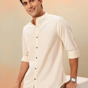 Striped Shirt for Men 100%Cotton Blend <br> Trending, Classic & Stylish 2025