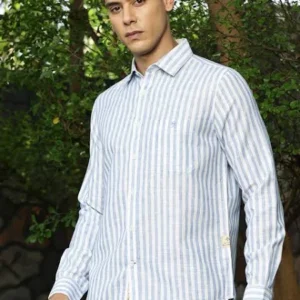 Striped Shirt for Men 100%Cotton Blend <br> Trending, Classic & Stylish 2025