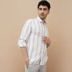 Striped Shirt for Men 100%Cotton Blend <br> Trending, Classic & Stylish 2025