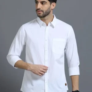 White Shirt for Men Cotton Blend <br> Trending, Classic & Stylish