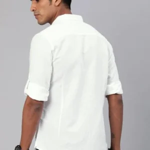 White Shirt for Men Cotton Blend <br> Trending, Classic & Stylish