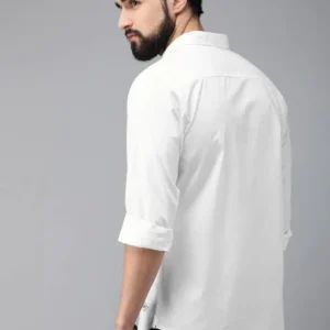 White Shirt for Men Cotton Blend <br> Trending, Classic & Stylish