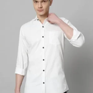 White Shirt for Men Cotton Blend <br> Trending, Classic & Stylish