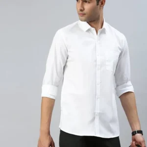 White Shirt for Men Cotton Blend <br> Trending, Classic & Stylish