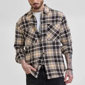 Flannel Shirt for Men Cotton Blend <br> Stylish & Comfortable 2025